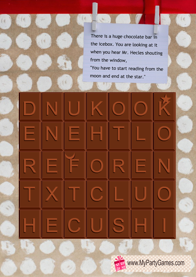 Christmas Escape Room Printable Clue 3