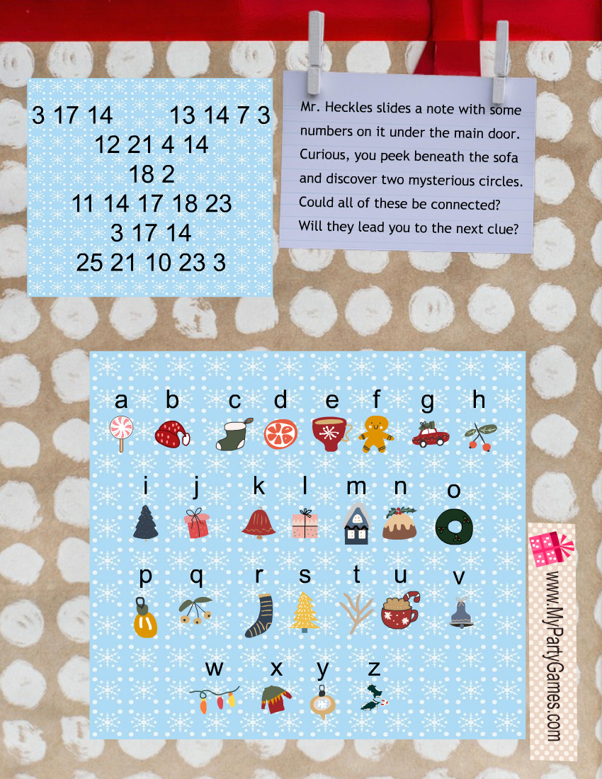 Christmas Escape Room Puzzle 7 Free Printable