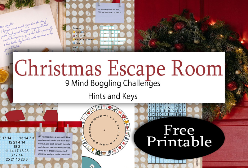 Free Printable Christmas Escape Room for the Whole Family