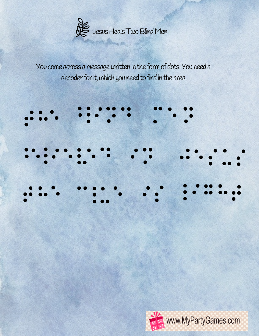 Bible Escape Room Printable Clue 4