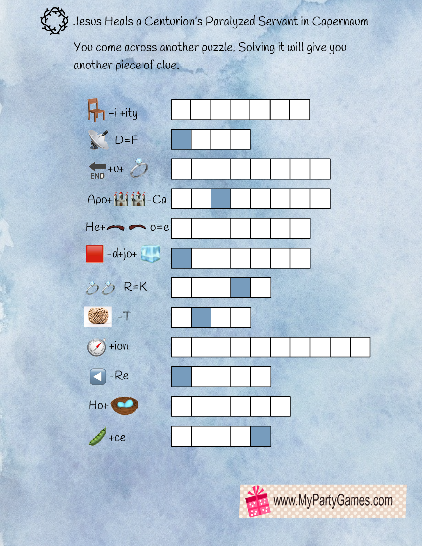 Bible Escape Room Free Printable Clue 7