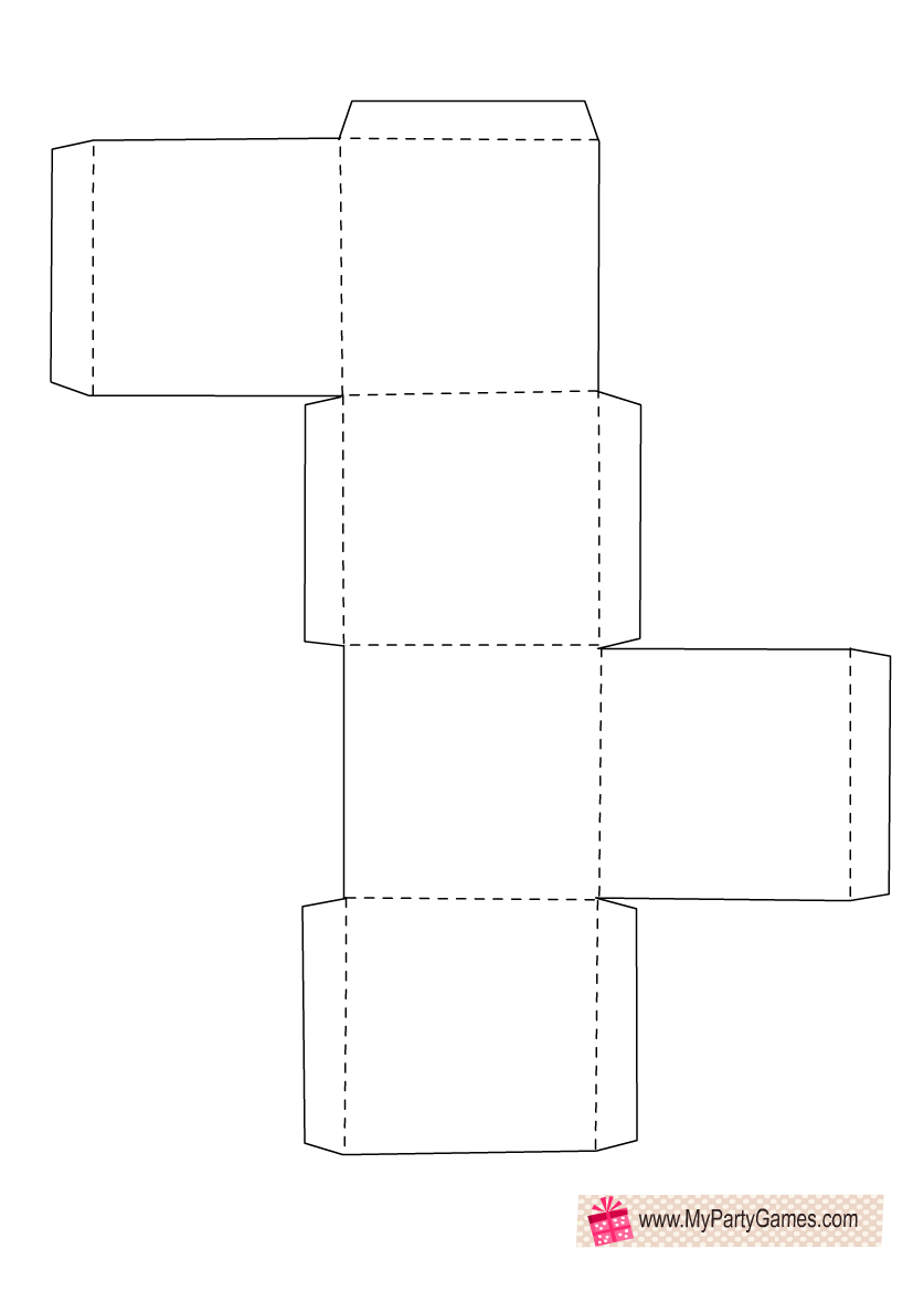 Free Printable 3D Box Shape for Escape Room