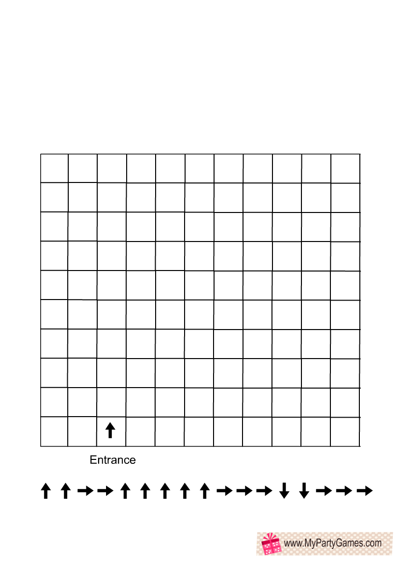 Free Printable Arrow Directions Graph